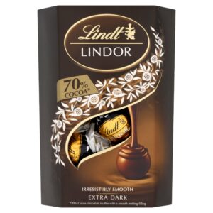 Lindt Lindor Extra Dark Chocolate Truffles Box