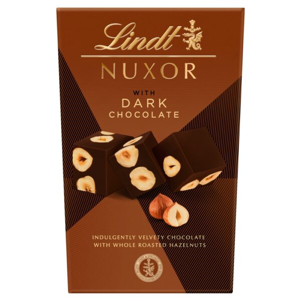 Lindt Nuxor with Dark Chocolate and Whole Roasted Hazelnuts